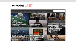 Desktop Screenshot of homepagedaily.com